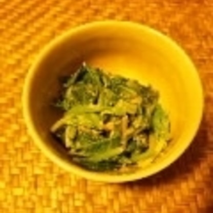 にんじん無し、小松菜のみで作りました(^-^;美味しかったです♪